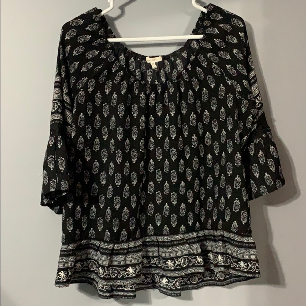 Maurice’s off the Shoulder Bell Sleeve Shirt
